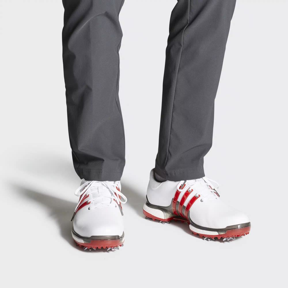 Adidas Tour 360 Boost 2.0 Tenis De Golf Blancos Para Hombre (MX-10047)